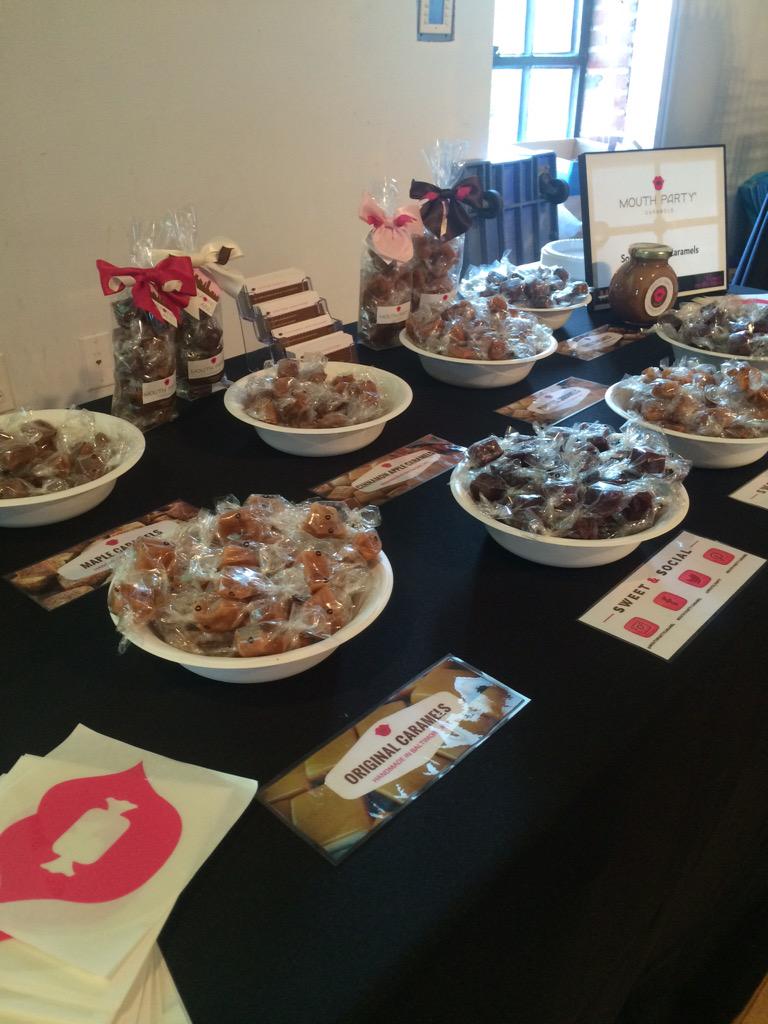 All set &amp; ready to give our FREE caramel samples for Women on the Move <a href="/TheAVAM/">American Visionary Art Museum</a> for <a href="/MS_Maryland/">MS Maryland Chapter</a>
