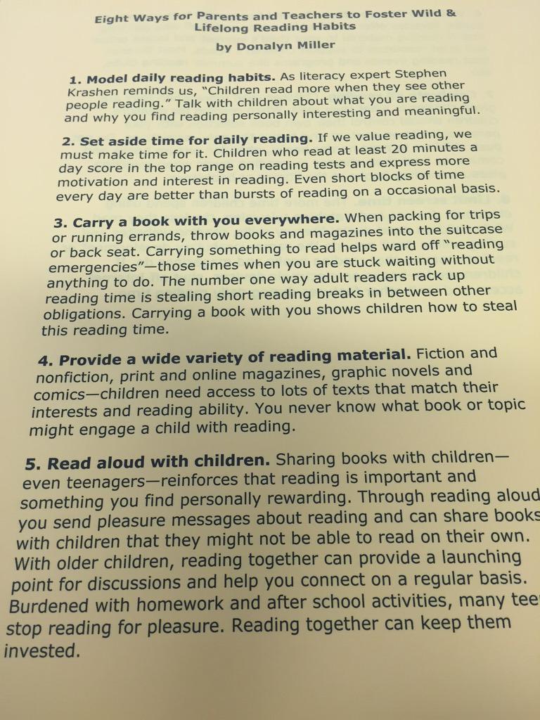 patrickontwit's tweet photo. Sharing this at Parent Information Night!  @donalynbooks http://t.co/IWZHq2V25E