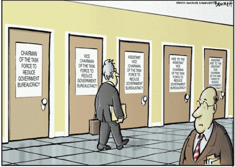 Federal Bureaucracy Cartoon