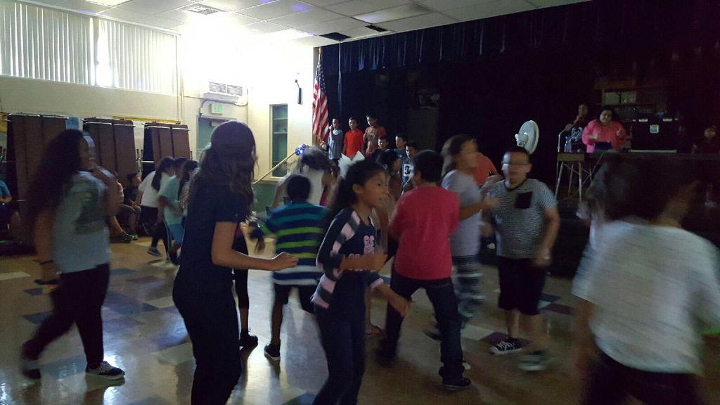 ElToyonSchool's tweet photo. DJ Ms. Hernandez kept the dance floor moving this afternoon! http://t.co/jEhlC8b59p