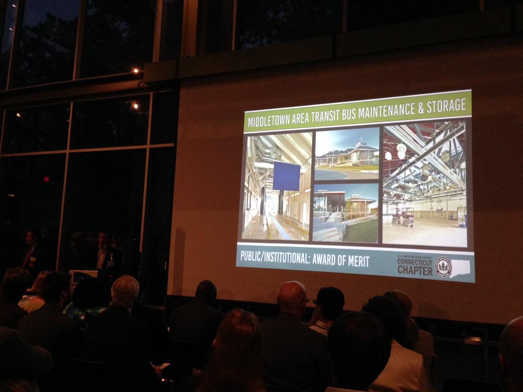 CTGBC's tweet photo. 2015 Public/Institutional Award of Merit: Middletown Area Transit Bus Maintenance & Storage. #GreenBuildingAwards http://t.co/8rwaao1u5G