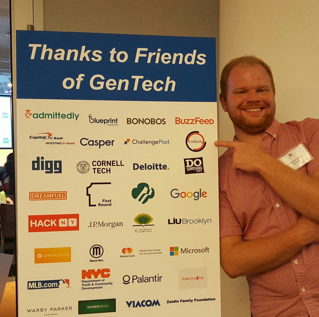 JonathanJJudge's tweet image. Love @NYCGenTech Demo Night! Helping NYC students with building apps &amp;amp; learning entrepreneurship is very rewarding!