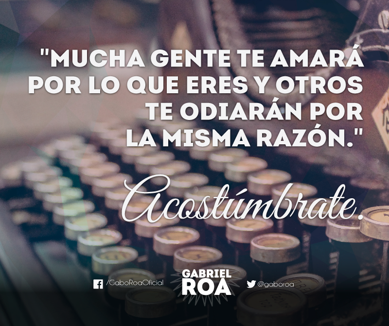 gaboroa's tweet photo. Es un hecho, si quieres ser feliz no te preocupes por querer complacer a todo el mundo... http://t.co/QqSXHJARjJ