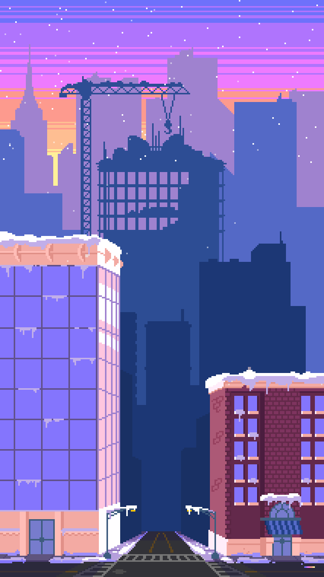 RessomStudios's tweet photo. Let it snow, let it snow, let it snow. Hopefully the citizens won't slip! #SuperRessom #gamedev #indiedev #pixelart http://t.co/lzcK1rGssZ