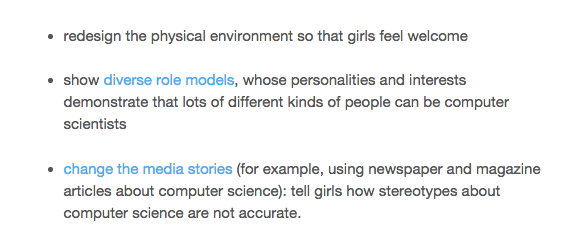 codeorg's tweet photo. Stereotypes turn girls off from computer science. Here are 3 ways to change that: http://t.co/7Ocimzeft6 http://t.co/8YBBkDnoi5