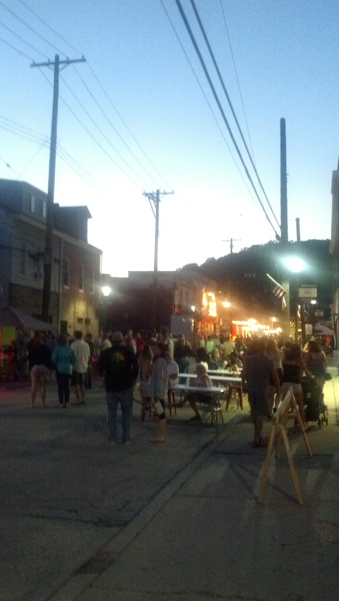 Millvale hoppin' on a Thursday night. Who knew? Almost didnt find parking for Echo and the Bunnymen at Mr. Smalls.