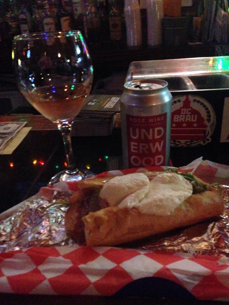 ruckusdeleon's tweet photo. Rosé and Italian sandwich pairing @thepugdc. @GuerillaVending @Dirtysouthdeli http://t.co/TH5AYRaW9P