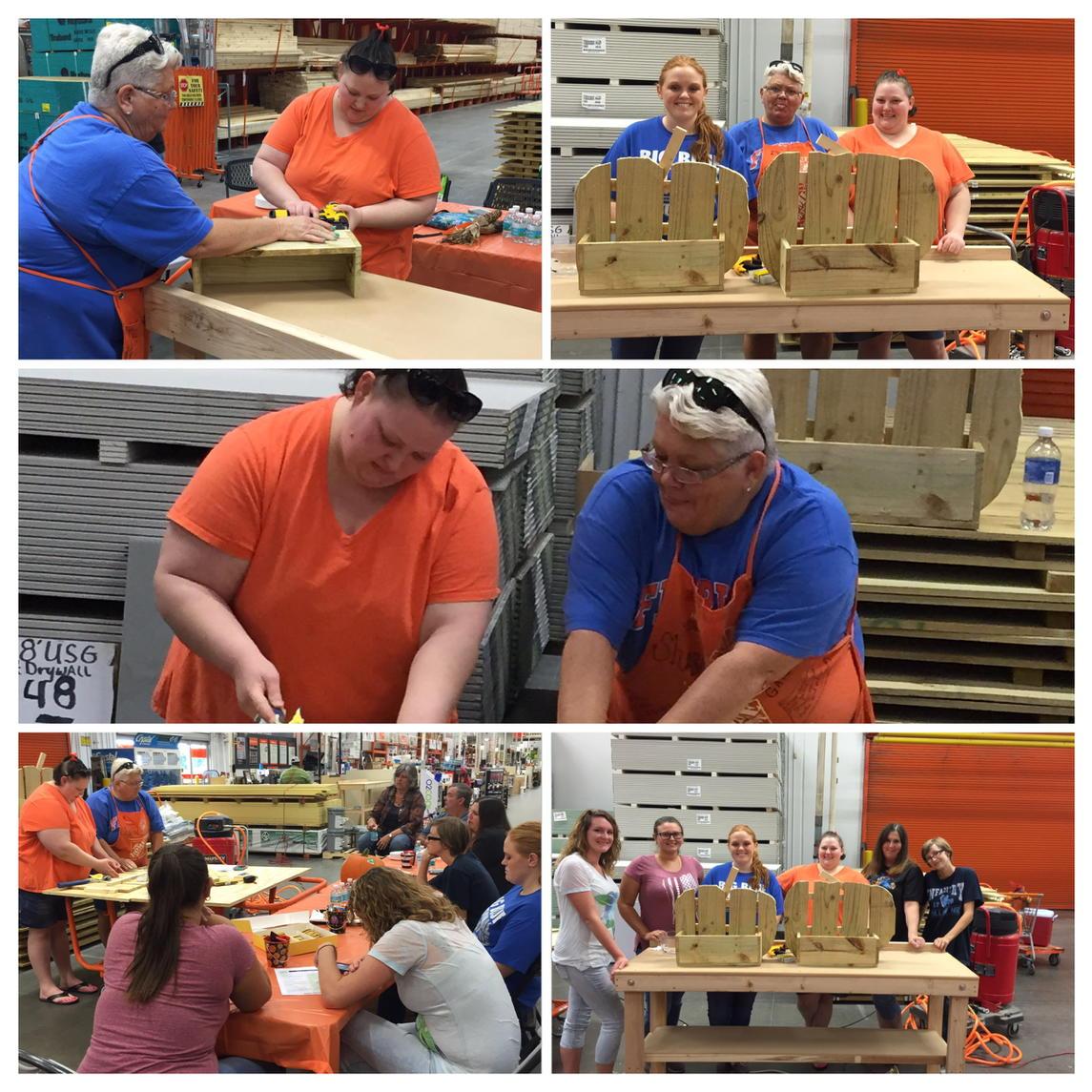 aw021707's tweet photo. DIH Workshop !! Great job to our new DIH captain Mrs. Sharon @HomeDepot155 http://t.co/dPL96QOrQi