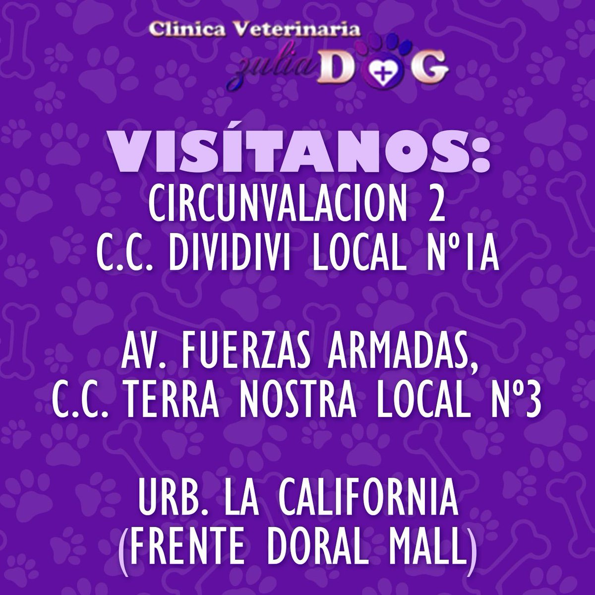 ZuliaDog's tweet image. No pierdas tiempo, visítanos en nuestras sucursales y descubre los mejores servicios y productos para tu mascota.