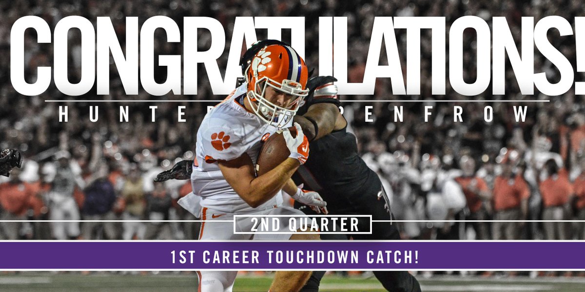 ClemsonFB's tweet image. You da man, Hunter. 

HIGHLIGHT - espn.go.com/video/clip?id=…