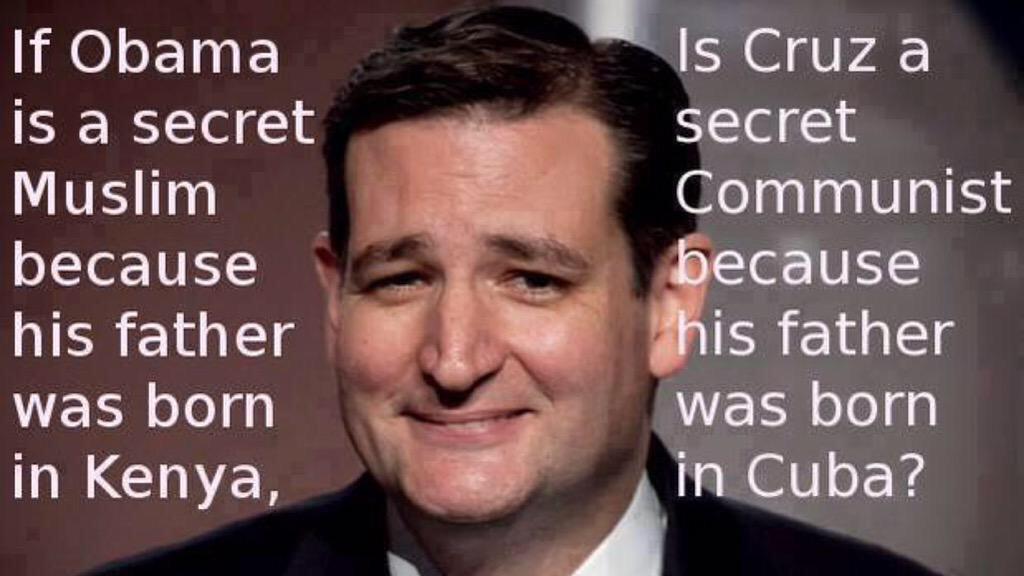 Bipartisanism's tweet image. If Obama is muslim, #TedCruz is a communist. #GOPDebate.