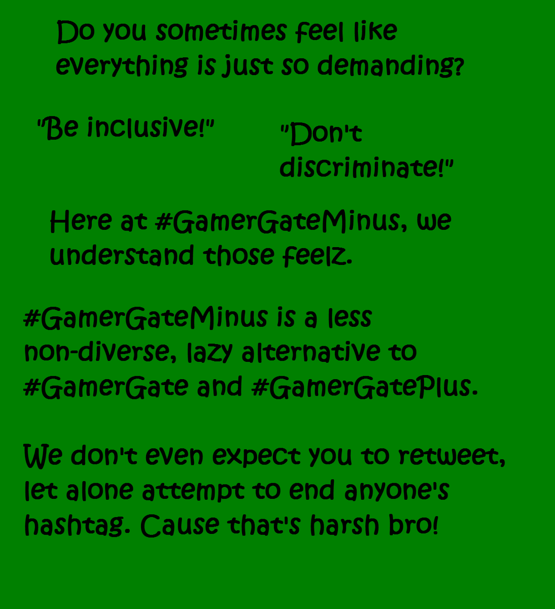 AngorMike's tweet photo. Remember, there's not always no alternatives.
#GamerGate #GamerGatePlus #GamerGateMinus http://t.co/bSJC5zpY88