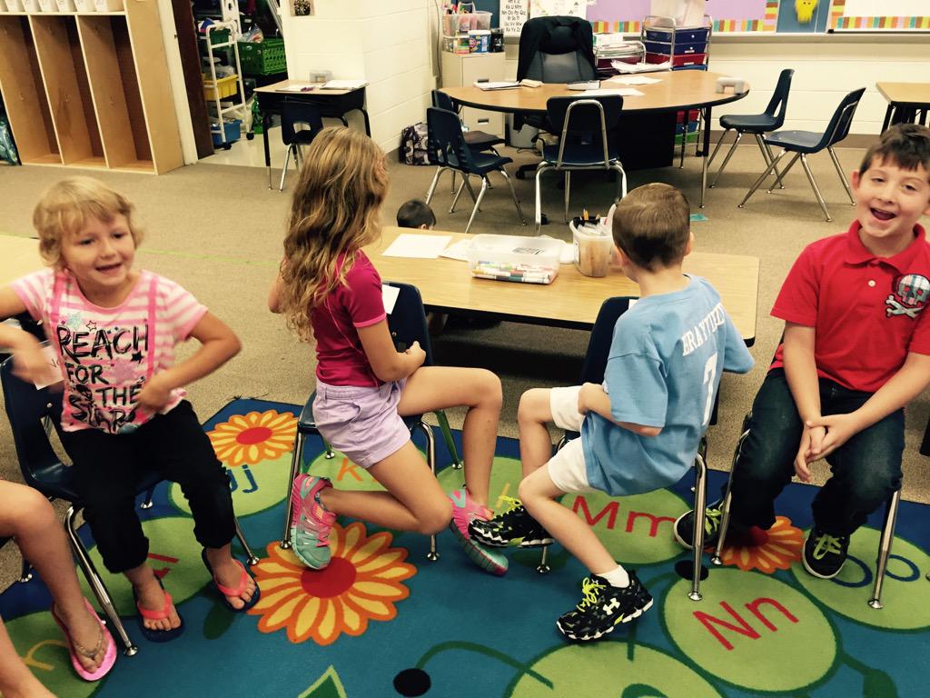 malapontia's tweet photo. Sight word musical chairs!  Getting out our wiggles and learning sight words! #essdexcels http://t.co/fr8EgeuQ1I