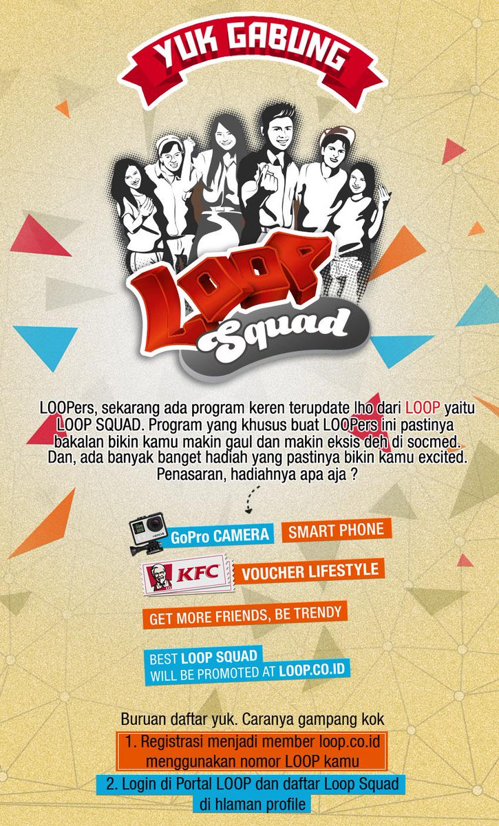 TselSMG's tweet image. mau Smartphone? atau mau GoPro??? gabung dulu ke sini nihhh #LoopSquad :) loop.co.id/articles/loop-…