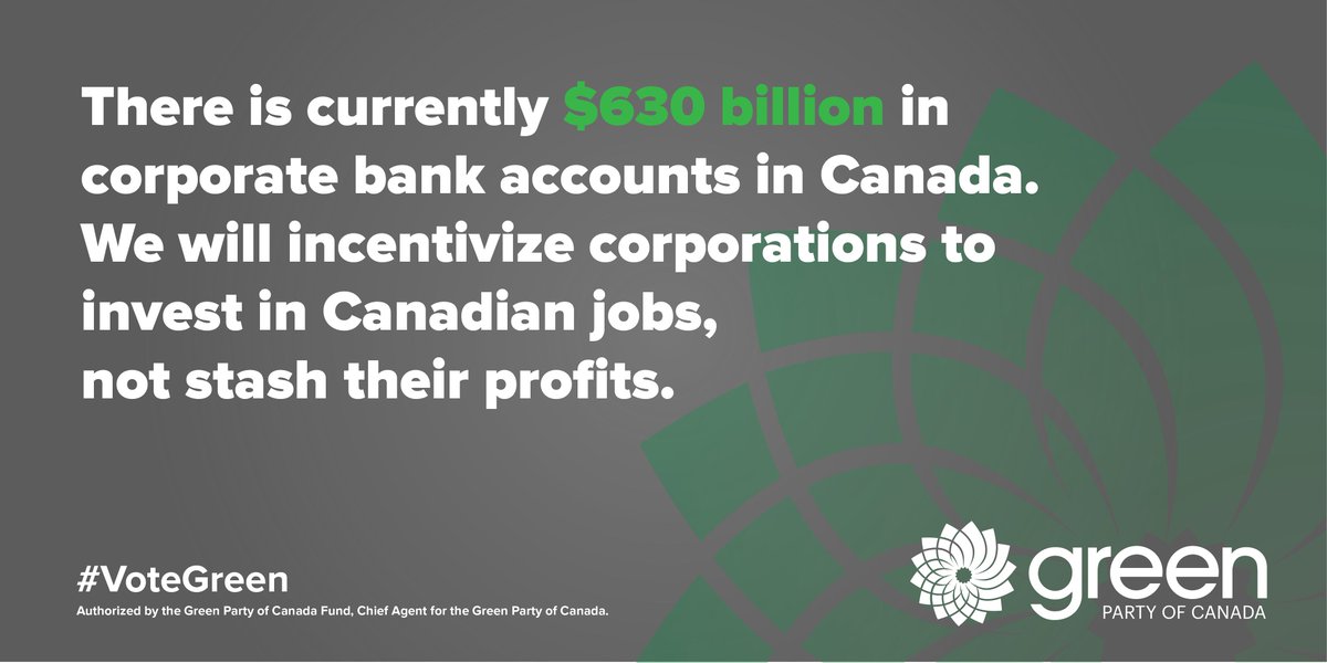 We want to prevent big corporate money from being hoarded, and rather have it reinvested in our economy. #GlobeDebate