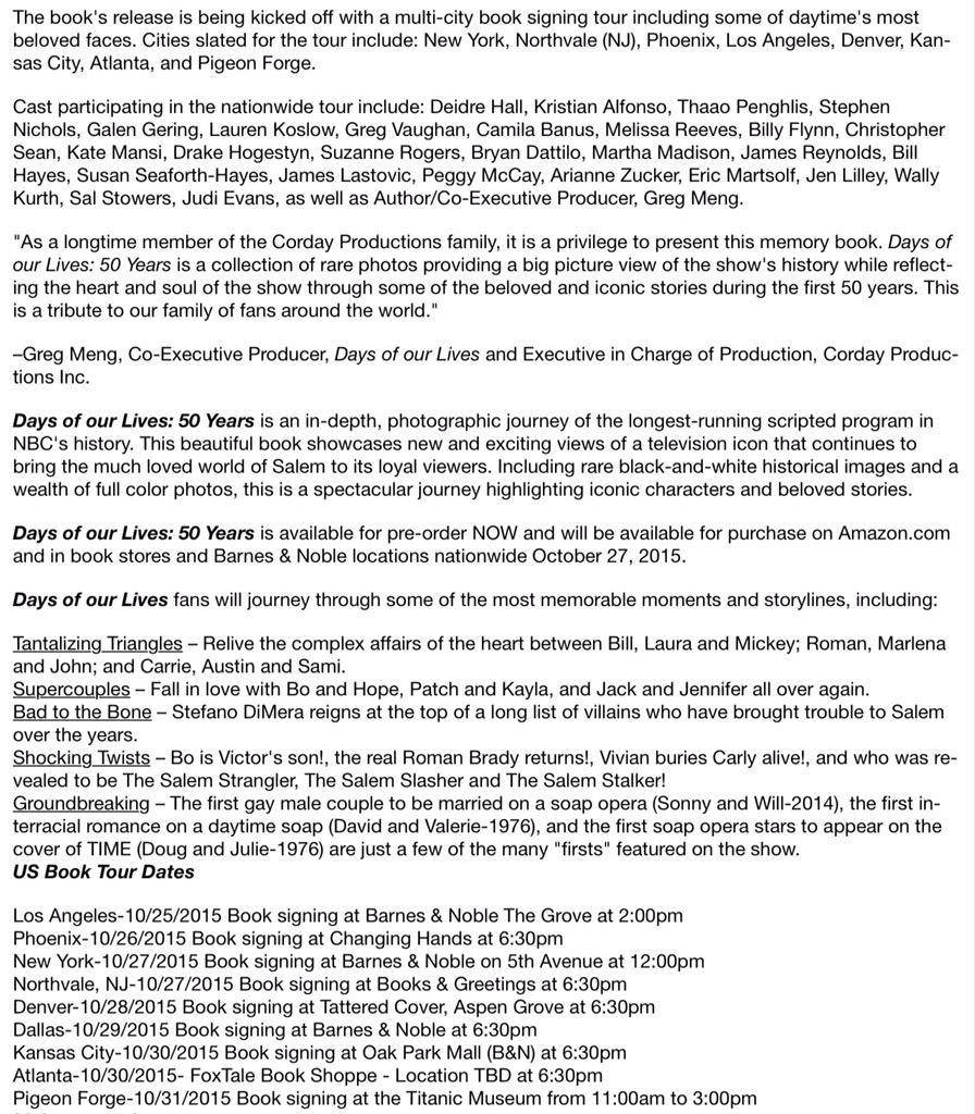 Days Of Our Lives On Twitter Days Of Our Lives Celebrates 50