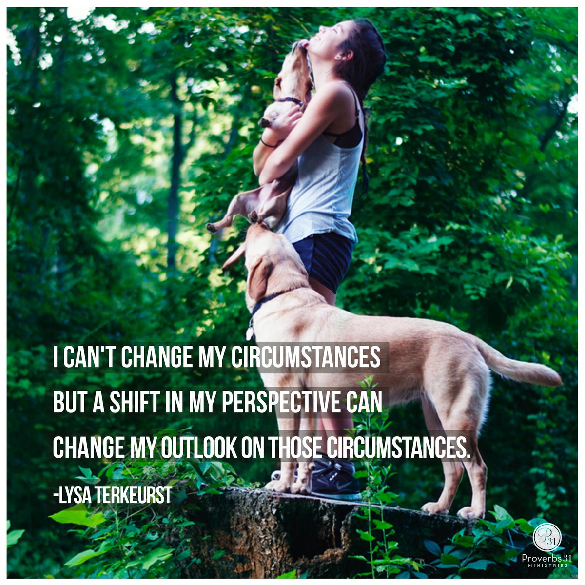 Proverbs31org's tweet photo. "A shift in my perspective can change my outlook on certain circumstances." - @LysaTerKeurst http://t.co/azkdeUzPC6