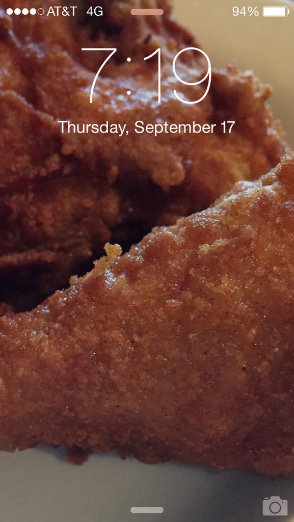 mandonator's tweet photo. Now I will always remember that chicken http://t.co/RiTpOHi7Tl