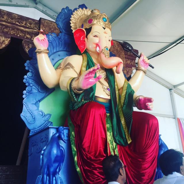 ZEEAmericas's tweet photo. A sneak peak look at the beautiful #Ganapati Idol at #ZEEGanesh! Don't miss this grand event, taking place in NJ! http://t.co/znOh6CDNQD