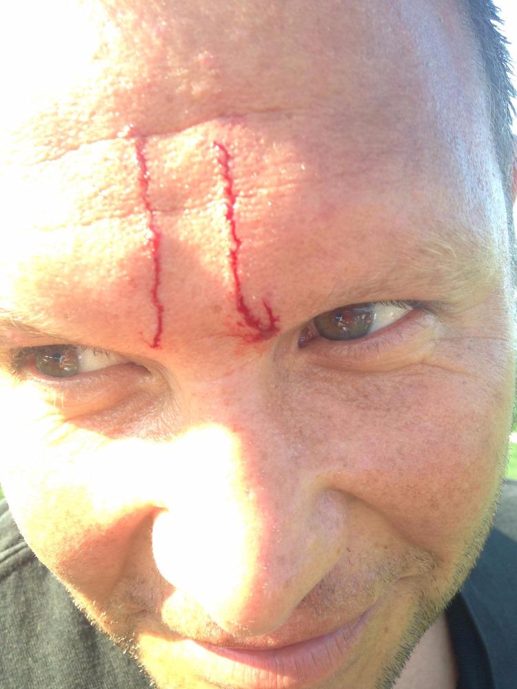 santos1pp's tweet photo. When you wear sunglasses and play soccer. Prob wont do that again! #madethesave http://t.co/SjStB6LX8b