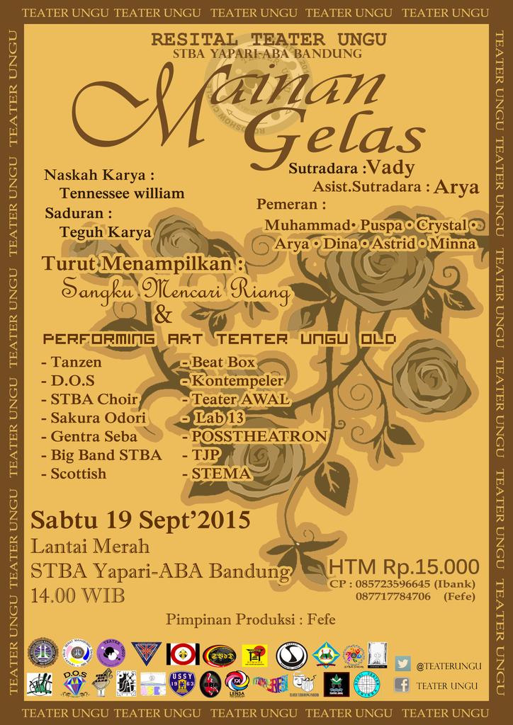 Ayo datang dan saksikan. Tiket Pre-sale 10ribu. OTS 15ribu.