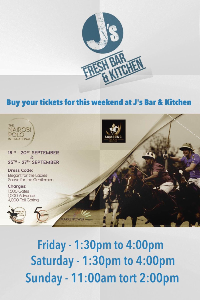 KenyaRedCross's tweet photo. Happening today is #NairobiPolo at @NairobiPoloClub supporting #RedCrossat50 grab your ticket at @JsFreshKitchen http://t.co/NBafT6W4wv