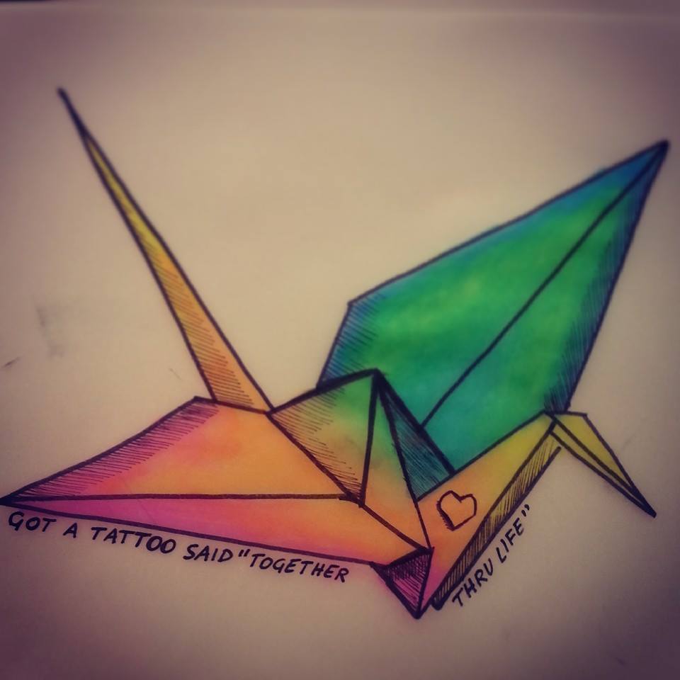 ila_rt's tweet photo. #coldplay #ink #text #origami #ilart #drawing http://t.co/qyTJz5ArBc