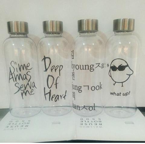 KshopAddict's tweet photo. [HELP RT] PO My BOTTLE | Bahan Tritan | Harga:  145.000 | Free req tulisan/ Gambar | Order? CEK BIO https://t.co/fWqh5o7ir1
