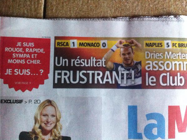 betfirst's tweet photo. Sudpresse veut nous faire avoir des problèmes avec nos parieurs ayant misé sur une victoire des Mauves! #ANDASM http://t.co/z4y6J7Sfym