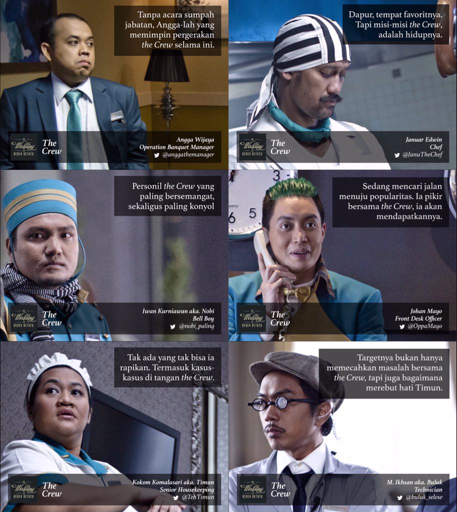 Selamat siang!
Sudah follow akun Twitter #TheCrew di film The Wedding &amp; Bebek Betutu? #webek