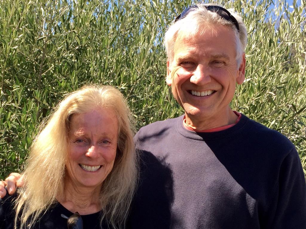 allthingsolive's tweet photo. Keith and Chris Banthien of Colline di Santa Cruz happy about bountiful 2015 olive harvest! @COOCcertified http://t.co/a3SKCd09nv