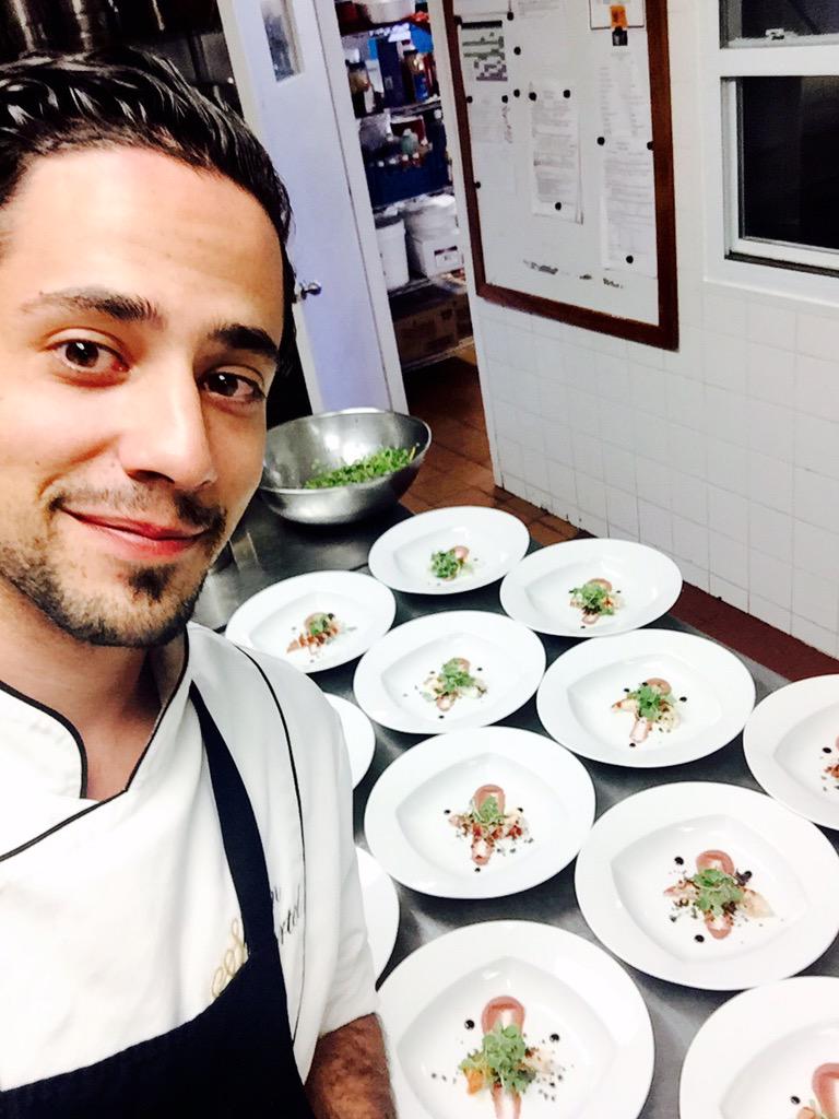 ChefMcGrath1's tweet photo. #latenightinthekitchen #staffisstillhappy  #goodlookingplates @cheflife http://t.co/kyhDBd2snI