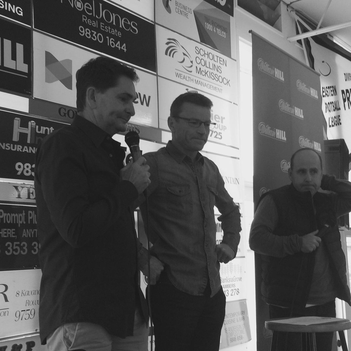 Balwyn FC induct Michael Smith as our newest Life Member (centre) alongside Life Members Paul Johnson &amp; Graeme Harvey