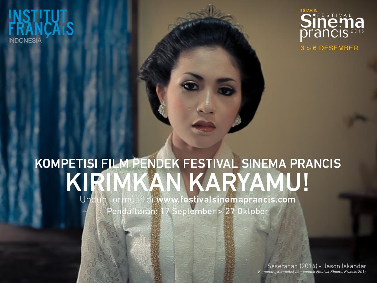 IFI_Indonesia's tweet photo. Ayo kirimkan film pendek mu!
Pemenangnya berangkat ke Prancis!!

Klik: http://t.co/JvFVEArZAZ http://t.co/ICopHoshsK