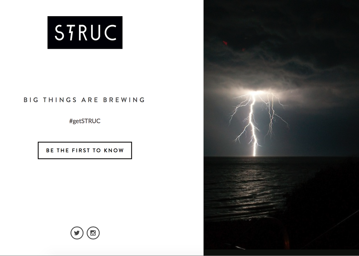 get_STRUC's tweet photo. We're hard at work on our new website! Visit http://t.co/o9w6J6jayl & sign up to be in the know! #getSTRUC #brandnew http://t.co/I6b3Ye9Dc9