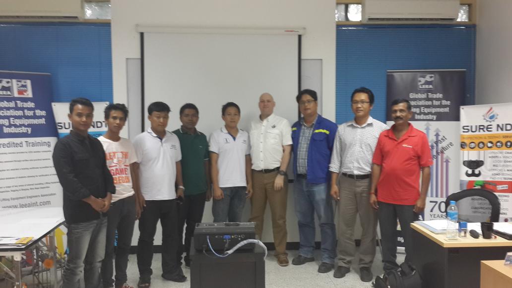 sure_ndt's tweet image. Successful candidates on API/IADC approved Offshore Container training course! Well done guys! #offshorecontainers