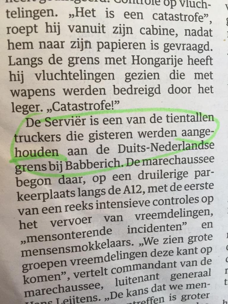 KQ1986's tweet photo. Bedoelen jullie niet 'staande gehouden' @nrcnext? Aanhouden=arresteren doel is overbrengen verdachte plaats v verhoor http://t.co/4vT1xynFU8
