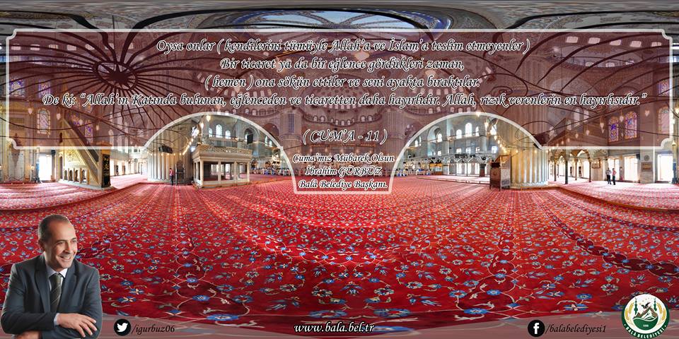 Cuma günü,iyiliklerin hazinesidir ve güzel şeylerin menbaıdır. Allah, cumamızı kabul ve mübarek eylesin.