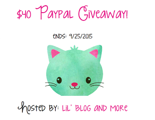 MikiHope's tweet image. $40 PayPal Giveaway-WW-Ends 9/25 mikishope.com/2015/09/40-pay…