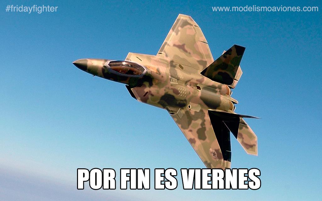 ModelismoAvione's tweet photo. Por fin es viernes! nuestro #fridayfighter de hoy es un bonito F-22 #felizviernes a todos! http://t.co/vf4iqtDnUq