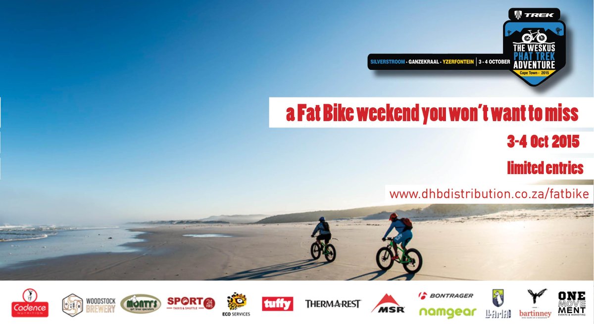 Keen on a weekend up the <a href="/CapeWestCoast/">rdot</a> riding on the sand? Join <a href="/WeskusFatbike/">FatBikeAdventures</a> &amp; enter today! buff.ly/1Mur9pb
