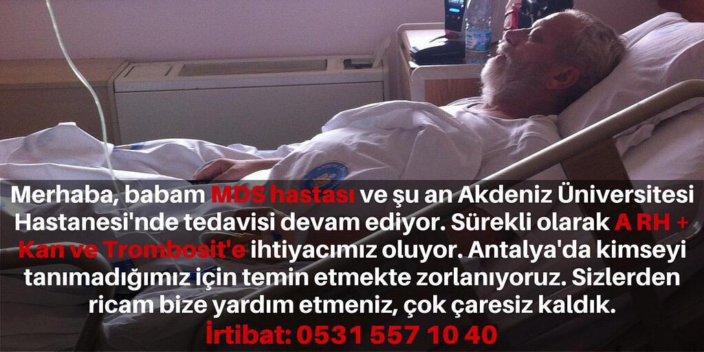 berkanclik's tweet photo. @SunayAkin 
@LeventUzumcu 

Antalya'daki bir yakınımız için sürekli kan ihtiyacımız var.
İletişim:
@necrosauron http://t.co/SpVa1bay9A