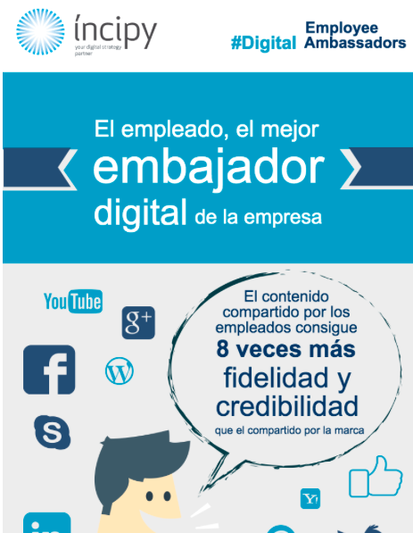 mranera's tweet photo. Nuevo post: El empleado el gran embajador digital de la empresa http://t.co/zVftoZpIiF #TransformaciónDigital #RRHH http://t.co/6SdmxEjAXV