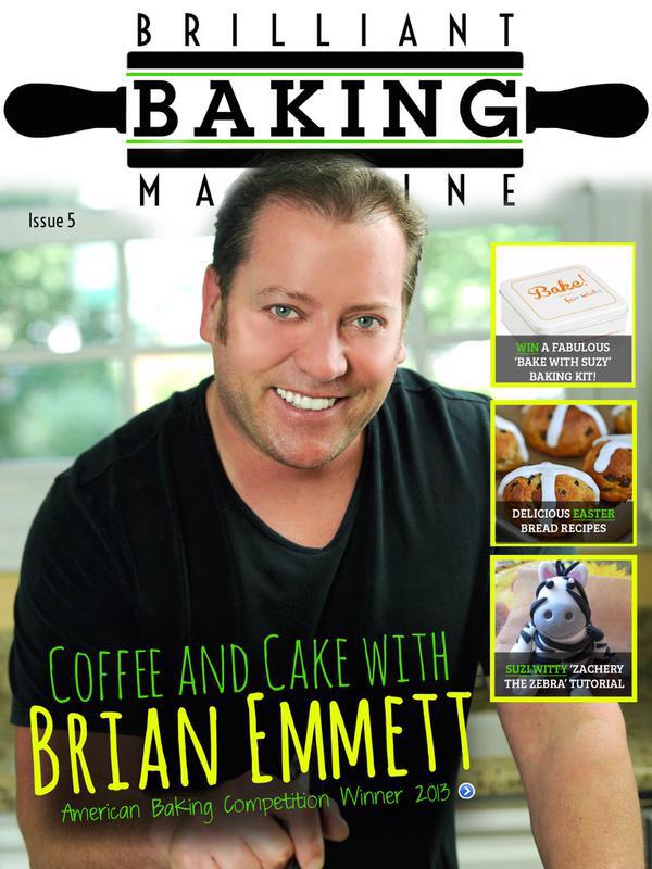 Coffee and Cake with .@BrianEmmettBake. Tasty reading in .<a href="/BrillBakingMag/">Brilliant Baking 🍰</a> #CelebrityChef #BrianEmmett #Baking #Foodie