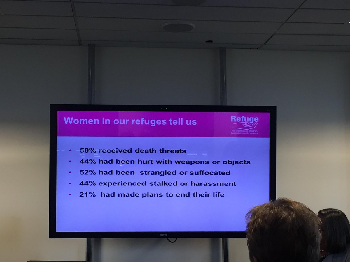 RefugeCharity's tweet photo. Refuge reveals key stats on the experiences of women in its refuges @CommunitiesUK #EndingDA http://t.co/60WRvedtV7