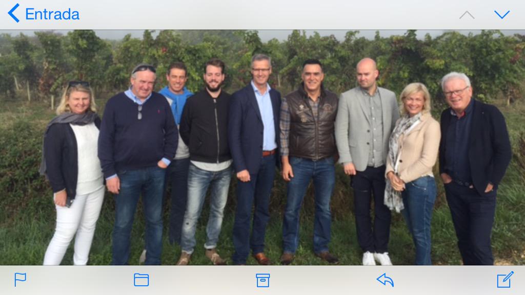 Hoy nos han visitado nuestros amigos de Holanda