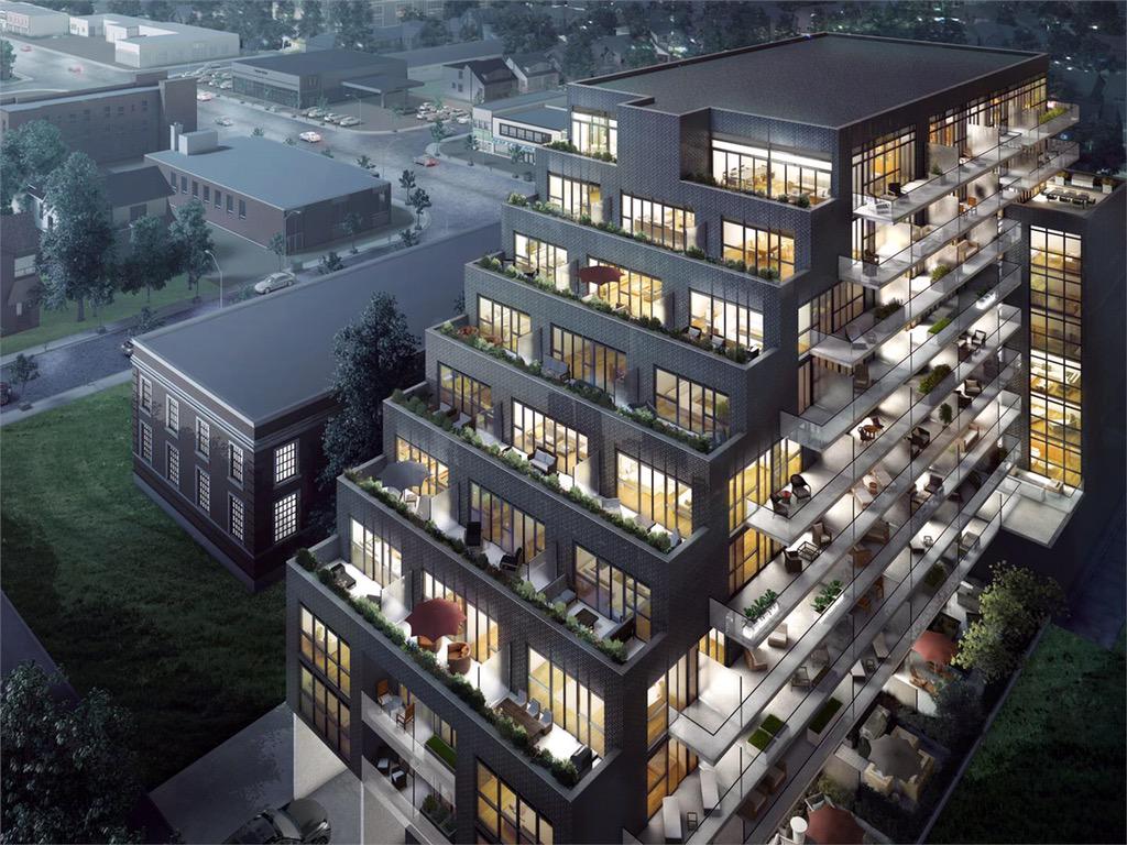 KaylaD_TRP's tweet photo. #OnTheDanforth 10 storey luxury condo between Main &amp; Woodbine. Platinum access, contact for details 🏢🌳 http://t.co/LZ4WUmmz66