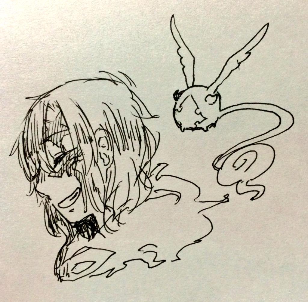 Hashtag リプきたキャラをボールペンで一発描きする Na Twitteru