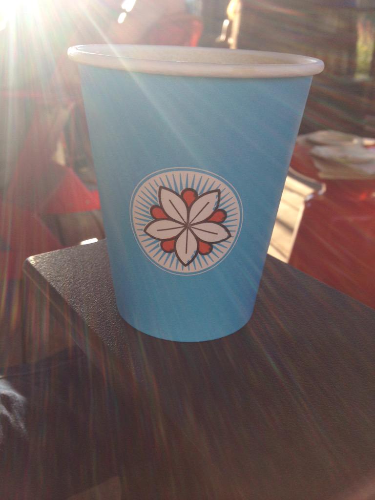 HouseOfTrendsBT's tweet photo. Good Morning all #Hotvip enjoying the #latte @DancingGoatsATL #beautiful here with the glowing sun. http://t.co/zGThVJ2hgC