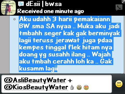 KiosBeautyWater's tweet photo. Baru 3 hari pake udah OKE banget hasilnya. Giliran kamu yg buktiin sendiri. Yuk order ke PIN: 276F08D8 yuukk ^o^ http://t.co/OLI3nRPjDQ